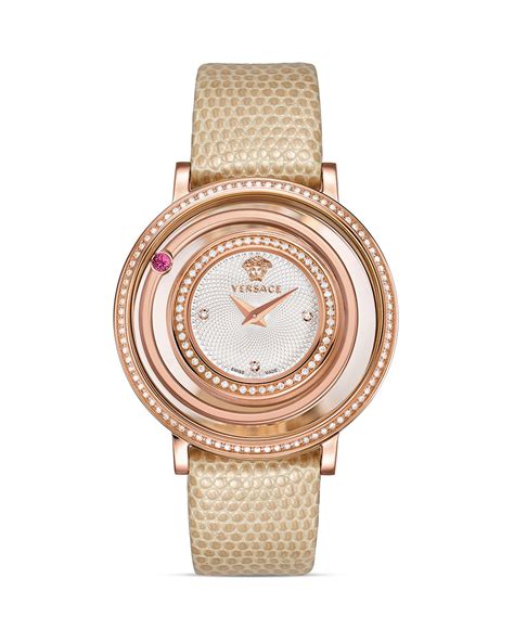 rose gold versace watches women|Versace watches with diamond.